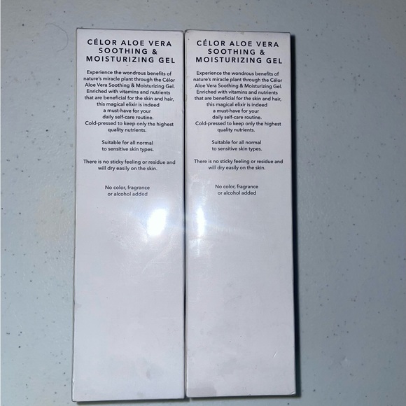 Celor Aloe Vera Soothing and Moisturizing Gel Set of 2 8oz Bottles - Picture 6 of 6
